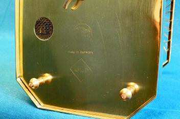 Acht-Eck Griesbaum Vogelautomat von 1956 Messing poliert